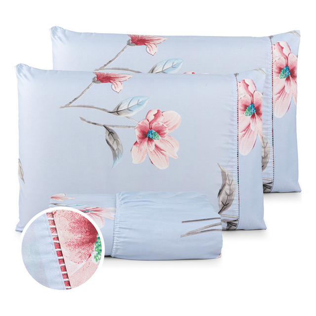 Jogo De Lençol Casal Percal 400 Fios 3 Peças Conforto Macio Cor Floral Confort Desenho Do ... Jogo De Lençol Casal Percal 400 Fios 3 Peças Conforto Macio Cor Floral Confort Desenho Do ...