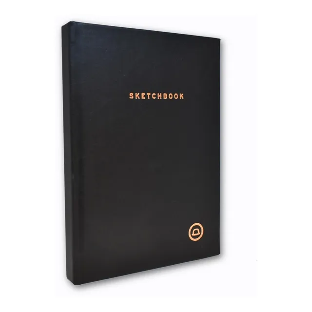 Libreta, Sketchbook, Negro, Hoja Puntos, Bullet Journal,