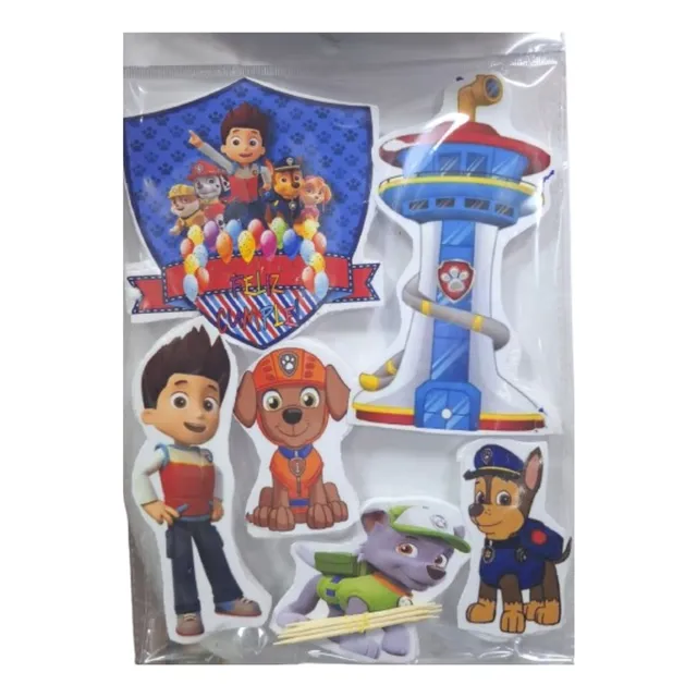 Kit Decoracion Torta Cupcakes Y Mesa Fiesta Paw Patrol