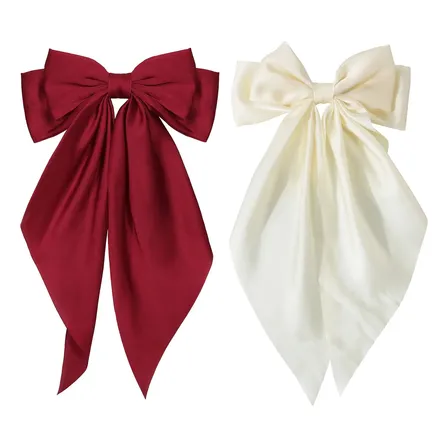 Laço Cabelo Grampo Moda De Cetim Para Noiva Adulto Infantil