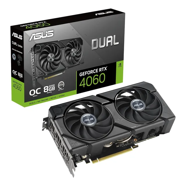 Asus Dual Geforce Rtx 4060 Evo Oc Edition 8gb Gddr6 (pci...