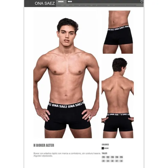 Boxer Ona Saez Producto Original Underwear 
