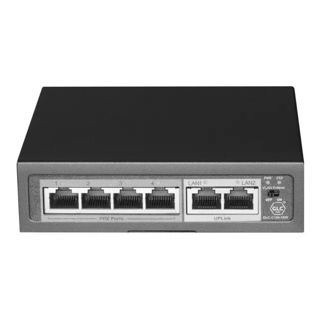 Glc-c106-58 Switch Poe 4-port 10/100+ 2uplink Fast Ethernet 