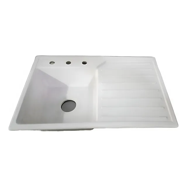 Fregadero Tarja Lavadero Para Cocina De 80 X 52 Derecho Mate