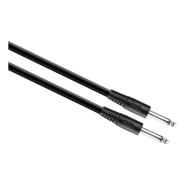 Cable Audio Profesional Plug/plug 6.3 Mm Mitzu 11-6072 1.8m