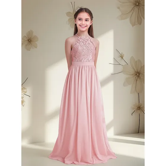 Vestido De Niña Juvenil Largo De Fiesta Gala Bautizo