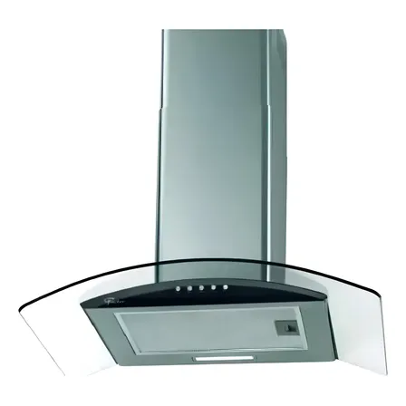 Coifa De Parede Fischer Fit 60 Cm Vidro - Cor Aço inoxidável