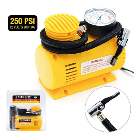 Compresor De Aire Portatil Mini Security