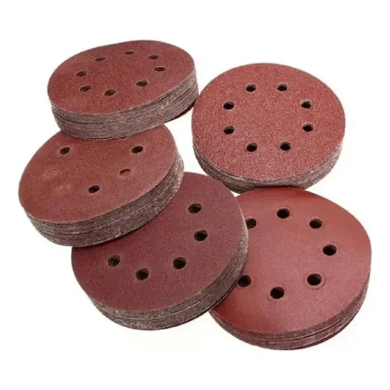 Disco Lija Velcro 125 Mm 8 Agujeros X 10 Unidades - Free One