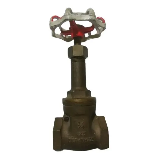 Llave De Paso En Bronce 3/4 Larga Para Empotrar Japonesa