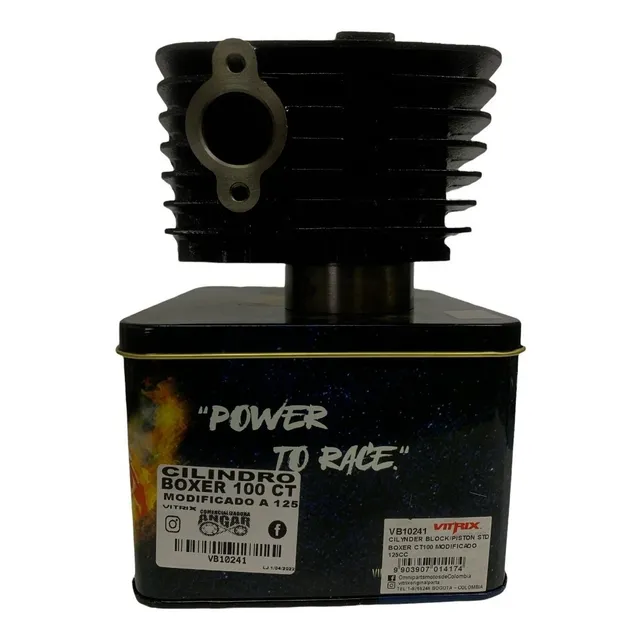 Cilindro Boxer Ct 100 Repotenciado A 125 Vitrix