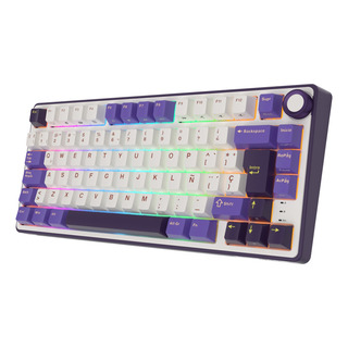 Spanish Mechanical Keyboard 75% Usb-c Rk Royal Kludge R75 Spanish Mechanical Keyboard 75% Usb-c Rk Royal Kludge R75