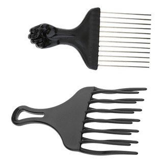 Aplicável A 2pcs Peine Afro Ancho Dientes Para Cabello Aplicável A 2pcs Peine Afro Ancho Dientes Para Cabello