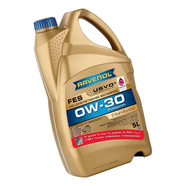 Aceite Ravenol 0w30 5l. Sintetico Fes A5/b5/sp/gf-6a