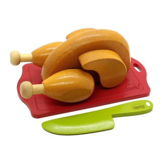 Coleção Comidinhas Frango Assado Com Corte - New Art Toys Coleção Comidinhas Frango Assado Com Corte - New Art Toys