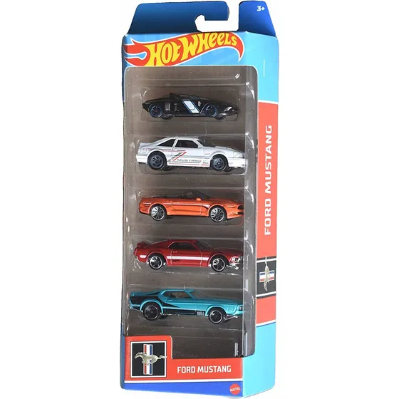 Hot Wheels Pack X5 Colección Autos Surtidos - Mattel 