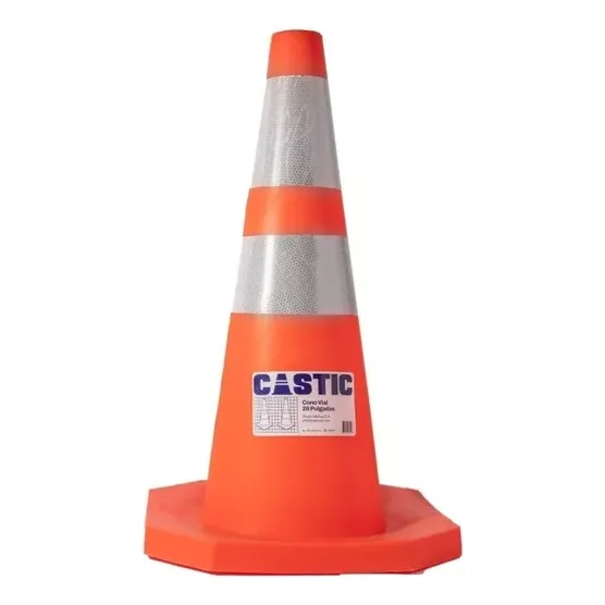 Cono De Seguridad Vial Cinta Reflectiva 28  Pulgadas Nuevo