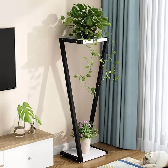 Porta Macetas Plantas Macetero Moderno Hierro Jardin 80cm