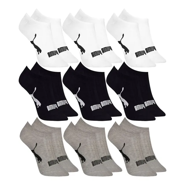 Kit 9 Pares Meias Invisível Puma Sapatilha Soquete Original