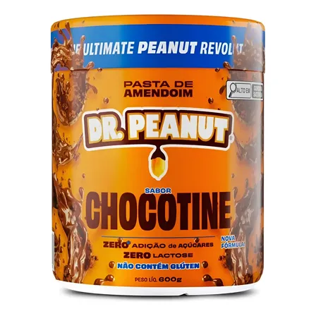 Pasta De Amendoim Dr. Peanut Gourmet Sabor Chocotine 600g