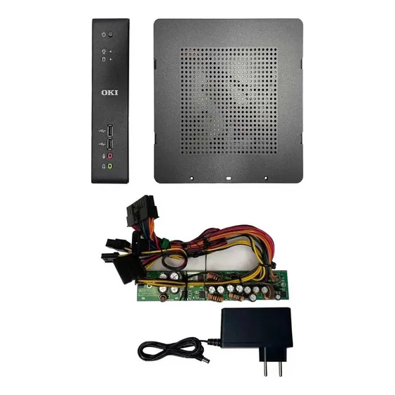 Kit Thin Client Mini Pc Gabinete Metal + Botão + Usb + Sata