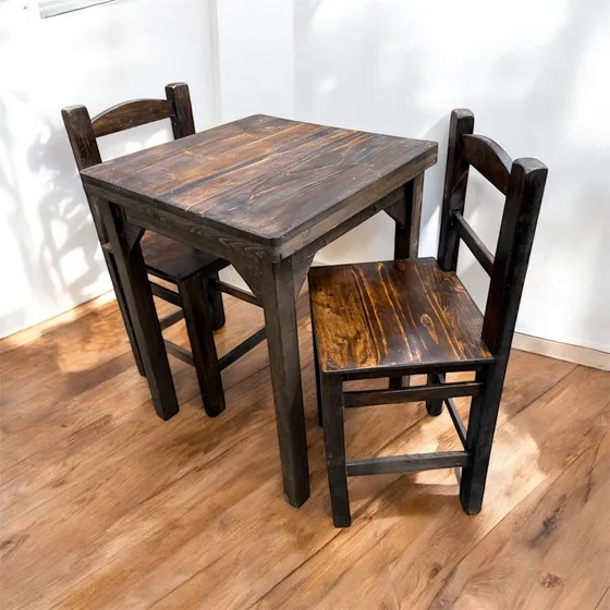 Set De Sillas Y Mesa Para Bar Restaurante Cafetería