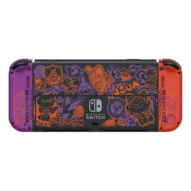 Nintendo Switch OLED HEG-001 64GB Pokémon Scarlet & Violet Edition color rojo y violeta y negro 2022