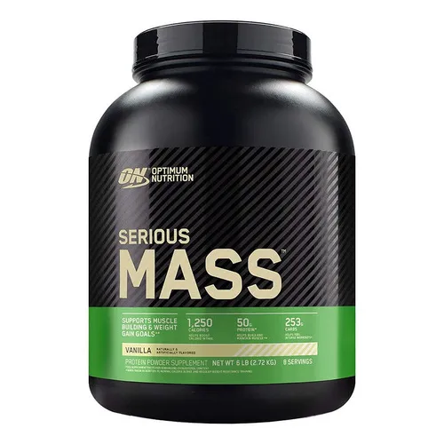 Optimum Nutrition Serious Mass Ganador De Masa Muscular 6 Lb Vanilla
