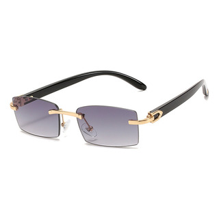 Gafas Sol Rectangulares Sin Montura, Gafas Sol Punk, T Gafas Sol Rectangulares Sin Montura, Gafas Sol Punk, T