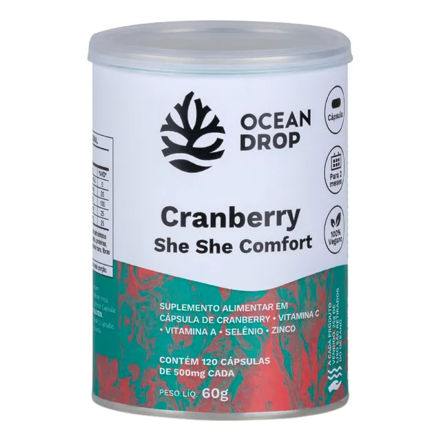 Cranberry Ocean Drop Zinco Vitamina A C E + Selênio Minerais