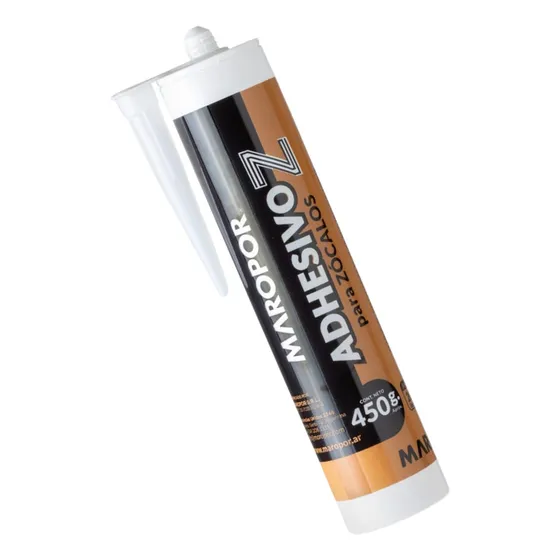 Pegamento Adhesivo Blanco Zocalos Molduras Pvc Maropor 450g