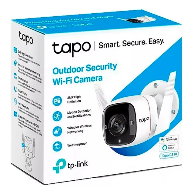 Cámara De Seguridad Wi-fi Exterior Tp-link Tapo C310 3mp