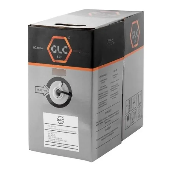 Bobina De Cable Utp Glc Cat5e Doble Vaina Exterior 305 Mts