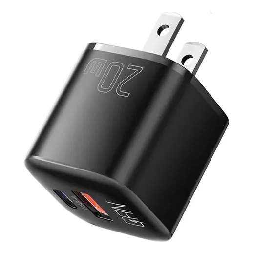 Cargador Cubo  20w Carga Rápida Usb Y Tipo C