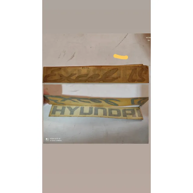 Calcomania  Excel  Hyundai  ( Kit De Dos )