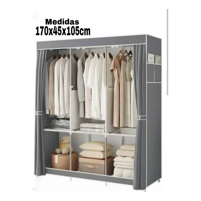 Closet Grande Organizador Armable 3 Compartimientos