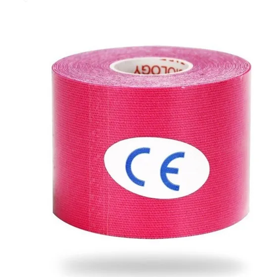 Cinta Kinesiologica Terapéutica Venda Colores Dolor Muscular Color Rosa Chicle