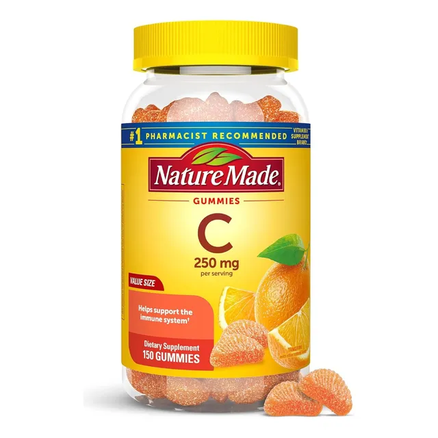 Nature Made Vitamina C 250 Mg, Gomitas, 150 Unds..