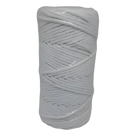 Cordón Cuerda Torcido Algodón Macramé 4mm 100mts