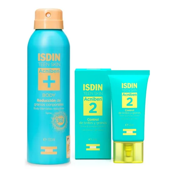 Duo Isdin Acniben Control Acné Rostro Y Cuerpo