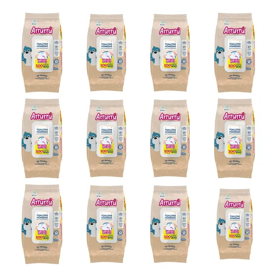 Pañitos Arrurru X100. Pack X12