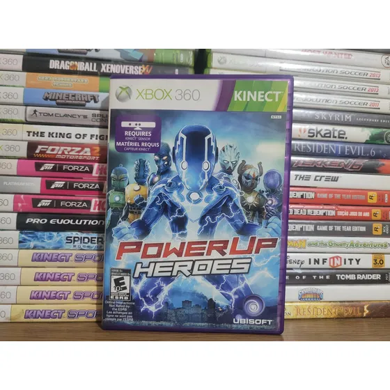 Jogo Para Kinect Power Up Heroes Xbox 360 Original Mídia