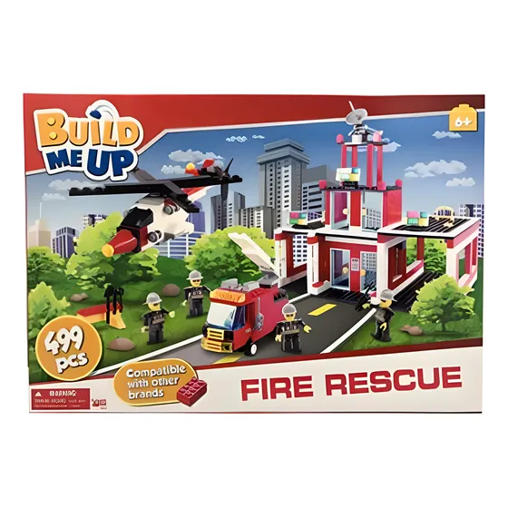 Build Me Up  Armable Equipo De Rescate De Incendio 499 Pcz