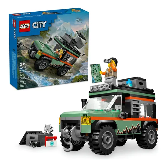 Kit de construcción Lego city Camión todoterreno de montaña 4x4 60447