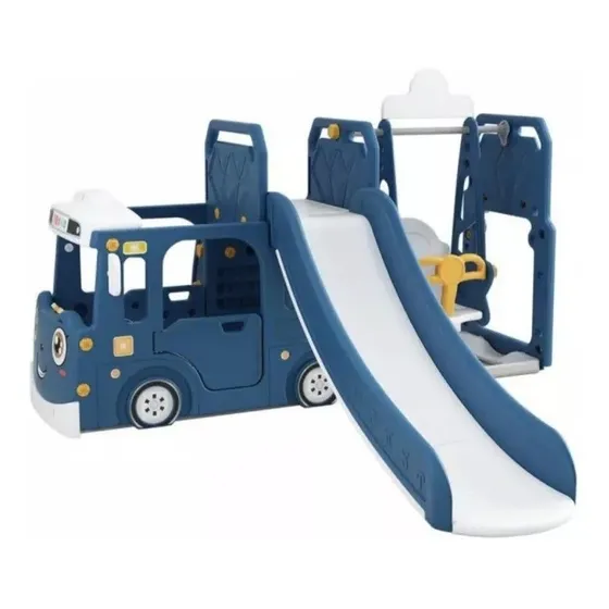 Juego Jardin Mini Bus Resbalín Columpio Tobogán / Juguetoncl
