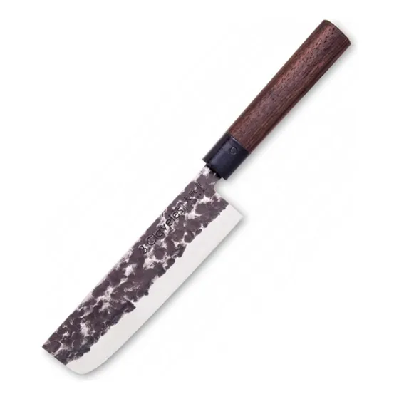 Cuchillo 3 Claveles Osaka Forjado Osuba 18 Cm Cod 1013 Color Marrón