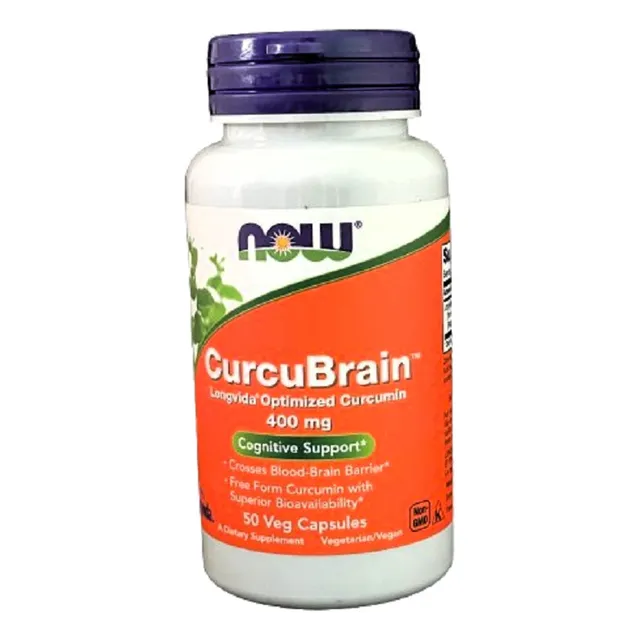 Curcubrain 400mg 50 Veg Caps Now