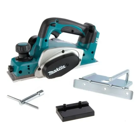 Makita Cepillo 18v 82mm X 2.0 Mm 14,000 Rpm Sin Bat Ni Carg Azul Petróleo