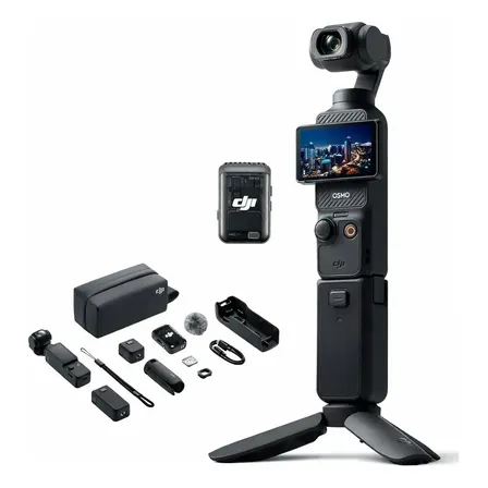 Câmera Dji Osmo Pocket 3 Creator Combo Preto Black