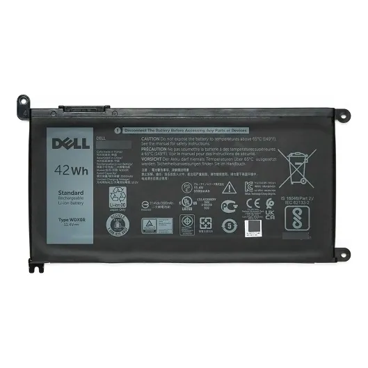 Bateria Para Notebook Dell Inspiron Wdx0r 3crh3 11.4v Preto